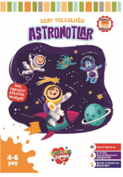 Uzay Yolculuğu Serisi -Astronotlar - Boyama Zamanı