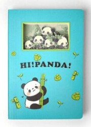 Vagonlife 3D Hi Panda Temalı Defter - Vagonlife