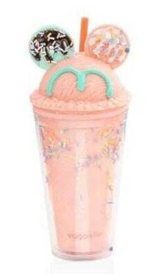 Vagonlife VGN040 450 ML Desenli Pipetli Bardak - Turuncu - 1