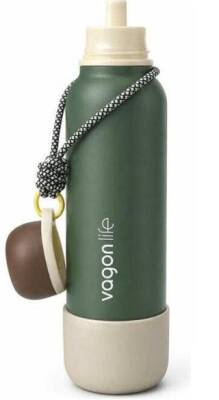 Vagonlife VGN1106 750 ML Çelik Termos Koyu Yeşil - 1