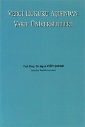 Vergi Hukuku Açısından Vakıf Üniversiteleri - Beta Yayınevi
