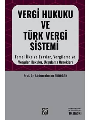Vergi Hukuku ve Türk Vergi Sistemi - 1
