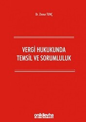 Vergi Hukukunda Temsil ve Sorumluluk - On İki Levha Yayınları