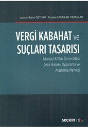 Vergi Kabahat ve Suçları Tasarısı - Seçkin Yayıncılık