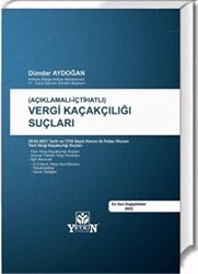 Vergi Kaçakçılığı Suçları - Yetkin Yayınları
