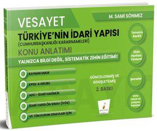 Vesayet Türkiye`nin İdari Yapısı Cumhurbaşkanlığı Kararnameleri Konu Anlatımı - 1