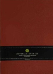Victoria Journals 124-1360 Smyth Defter 14x20 80gr 192yp Bordo - Victoria Journals