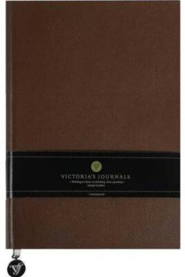 Victoria Journals 124-1361 Smyth Defter 14x20 80gr 192yp Kahverengi - 1