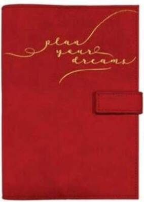 Victoria Journals 125-1945 Vegan Deri Geçmeli Kapaklı Tarihsiz Ajanda-Planlayıcı A5 100 Gr Ivory 224 - 1