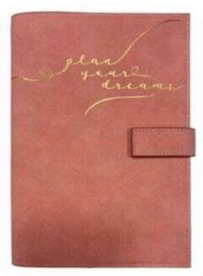 Victoria Journals 125-1947 Vegan Deri Geçmeli Kapaklı Tarihsiz Ajanda-Planlayıcı A5 100 Gr Ivory 224 - 1