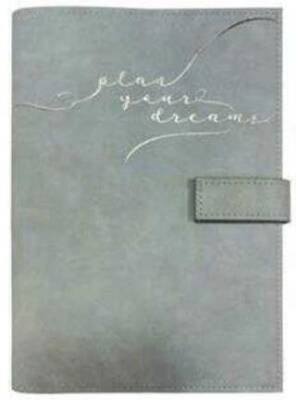 Victoria Journals 125-1948 Vegan Deri Geçmeli Kapaklı Tarihsiz Ajanda-Planlayıcı A5 100 Gr Ivory 224 - 1