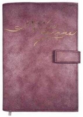 Victoria Journals 125-1949 Vegan Deri Geçmeli Kapaklı Tarihsiz Ajanda-Planlayıcı A5 100 Gr Ivory 224 - 1