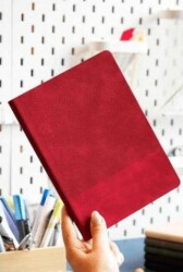 Victoria Journals 125-2034 Smyth Stripes Esnek Kapak Vegan Deri Defter A5 192 Sf 80 Gr Ivory Kenar Ren - Victoria Journals