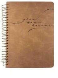 Victoria Journals 125-2103 Vegan Deri Esnek Kapaklı Spiralli Tarihsiz Ajanda-Planlayıcı A5 100 Gr Iv - Victoria Journals