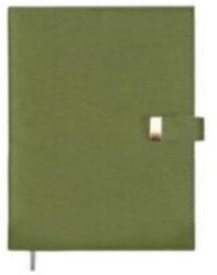 Victoria Journals 125-2144 Executive Vegan Deri Defter A5 100 Gr 240 Sayfa Kenar Yaldızlı - Victoria Journals