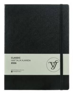 Victoria Journals 226 2301 Classic Haftalık Ajanda 2026 A4 19X25Cm Sert Kapak 100 Gr 144 Sayfa - 1