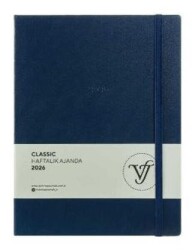 Victoria Journals 226 2302 Classic Haftalık Ajanda 2026 A4 19X25Cm Sert Kapak 100 Gr 144 Sayfa - Victoria Journals