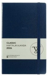Victoria Journals 226 2310 Classic Haftalık Ajanda 2026 13X21 Cm Sert Kapak 80 Gr 144 Sayfa - Victoria Journals