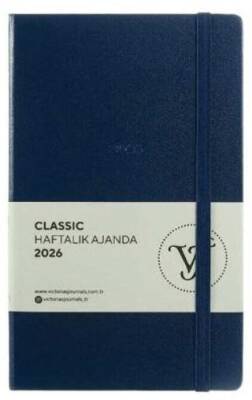Victoria Journals 226 2310 Classic Haftalık Ajanda 2026 13X21 Cm Sert Kapak 80 Gr 144 Sayfa - 1