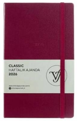Victoria Journals 226 2311 Classic Haftalık Ajanda 2026 13X21 Cm Sert Kapak 80 Gr 144 Sayfa - 1