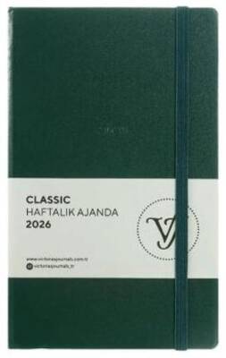 Victoria Journals 226 2312 Classic Haftalık Ajanda 2026 13X21 Cm Sert Kapak 80 Gr 144 Sayfa - 1