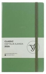 Victoria Journals 226 2313 Classic Haftalık Ajanda 2026 13X21 Cm Sert Kapak 80 Gr 144 Sayfa - Victoria Journals