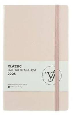 Victoria Journals 226 2315 Classic Haftalık Ajanda 2026 13X21 Cm Sert Kapak 80 Gr 144 Sayfa - 1