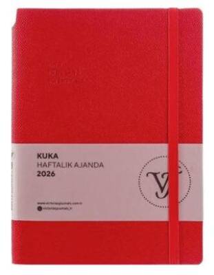 Victoria Journals 226 2335 Kuka Haftalık Ajanda 2026 A5 14X20 5 Cm 80 Gr 160 Sayfa Esnek Kapak - 1