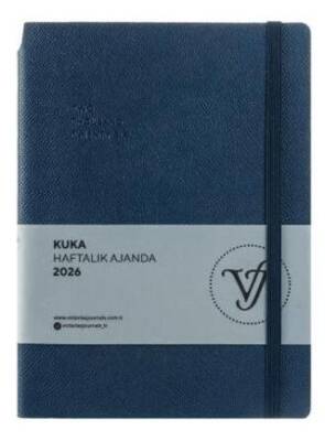 Victoria Journals 226 2336 Kuka Haftalık Ajanda 2026 A5 14X20 5 Cm 80 Gr 160 Sayfa Esnek Kapak - 1