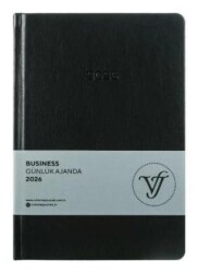 Victoria Journals 226 2372 Busıness Günlük Ajanda 2026 17X24Cm 416 Sayfa 80 Gr Siyah - Victoria Journals