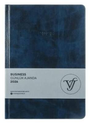 Victoria Journals 226 2373 Busıness Günlük Ajanda 2026 17X24Cm 416 Sayfa 80 Gr Lacivert - 1