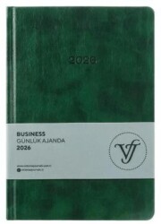 Victoria Journals 226 2374 Busıness Günlük Ajanda 2026 17X24Cm 416 Sayfa 80 Gr Yeşil - Victoria Journals