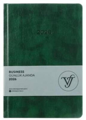 Victoria Journals 226 2374 Busıness Günlük Ajanda 2026 17X24Cm 416 Sayfa 80 Gr Yeşil - 1