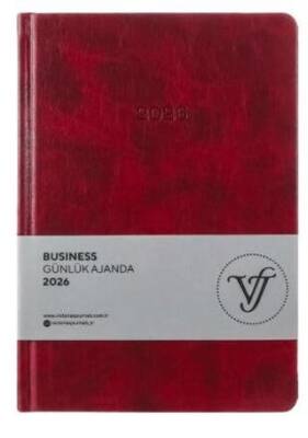 Victoria Journals 226 2375 Busıness Günlük Ajanda 2026 17X24Cm 416 Sayfa 80 Gr Bordo - 1