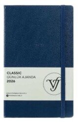 Victoria Journals 226 2379 Classic Günlük Ajanda 2026 13X21 Cm Sert Kapak 70 Gr 384 Sayfa - Victoria Journals