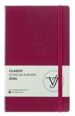 Victoria Journals 226 2380 Classic Günlük Ajanda 2026 13X21 Cm Sert Kapak 70 Gr 384 Sayfa - 1
