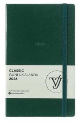 Victoria Journals 226 2381 Classic Günlük Ajanda 2026 13X21 Cm Sert Kapak 70 Gr 384 Sayfa - 1