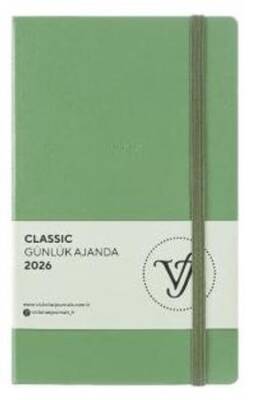 Victoria Journals 226 2382 Classic Günlük Ajanda 2026 13X21 Cm Sert Kapak 70 Gr 384 Sayfa - 1