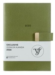 Victoria Journals 226 2387 Executıve Günlük Ajanda 2026 A5 14X20 5Cm 80 Gr 416 Sayfa Yaldız Kenar - Victoria Journals
