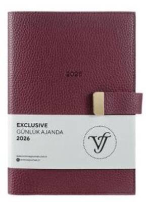 Victoria Journals 226 2388 Executıve Günlük Ajanda 2026 A5 14X20 5Cm 80 Gr 416 Sayfa Yaldız Kenar - 1