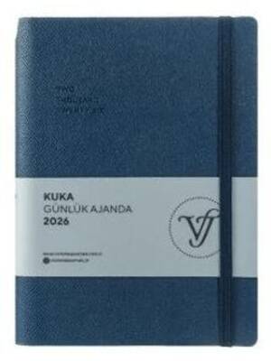 Victoria Journals 226 2400 Kuka Günlük Ajanda 2026 A5 14X20 5Cm 80 Gr 416 Sayfa Esnek Kapak - 1