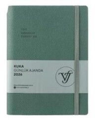 Victoria Journals 226 2401 Kuka Günlük Ajanda 2026 A5 14X20 5Cm 80 Gr 416 Sayfa Esnek Kapak - Victoria Journals
