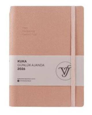 Victoria Journals 226 2404 Kuka Günlük Ajanda 2026 A5 14X20 5Cm 80 Gr 416 Sayfa Esnek Kapak - 1