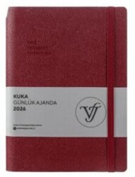 Victoria Journals 226 2409 Kuka Günlük Ajanda 2026 A5 14X20 5Cm 80 Gr 416 Sayfa Esnek Kapak - Victoria Journals