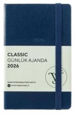 Victoria Journals 226 2423 Classic Günlük Ajanda 2026 9X14 Cm Sert Kapak 70 Gr 384 Sayfa - 1
