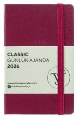 Victoria Journals 226 2424 Classic Günlük Ajanda 2026 9X14 Cm Sert Kapak 70 Gr 384 Sayfa - 1