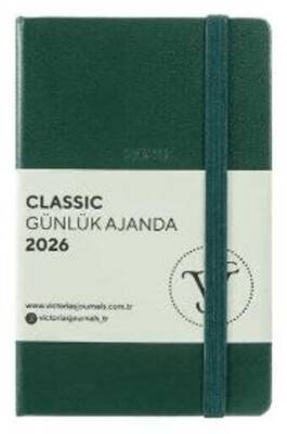 Victoria Journals 226 2425 Classic Günlük Ajanda 2026 9X14 Cm Sert Kapak 70 Gr 384 Sayfa - 1