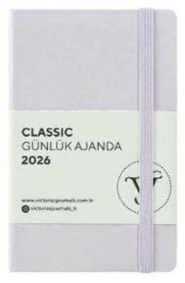 Victoria Journals 226 2427 Classic Günlük Ajanda 2026 9X14 Cm Sert Kapak 70 Gr 384 Sayfa - 1