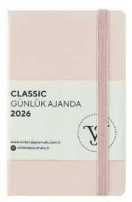 Victoria Journals 226 2428 Classic Günlük Ajanda 2026 9X14 Cm Sert Kapak 70 Gr 384 Sayfa - 1