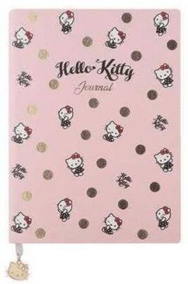 Victoria Journals 525-1929 Hello Kitty Smyth Flexy Esnek Vegan Deri Kapaklı Defter 13X18 Cm 80 Gr 80 - 1